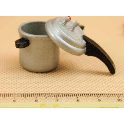 G05-X153 children baby gift Toy 1:12 Dollhouse mini Furniture Miniature Pressure-cooker 1pcs
