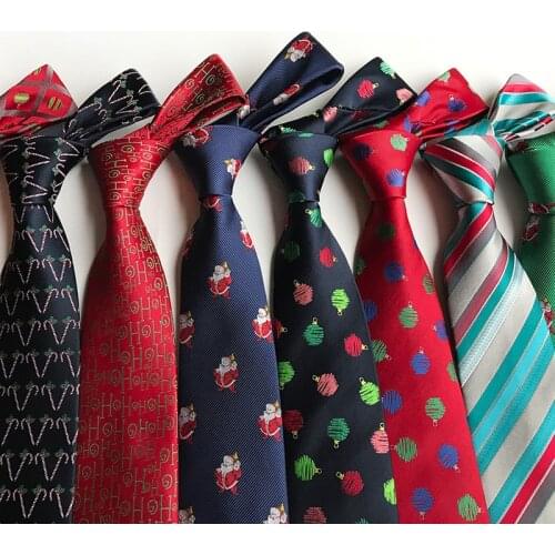 Classic Silk Men Tie Printed Neck Ties 8cm Red Green Ties for Men Formal Wear Business Suit Wedding Party Gravatas