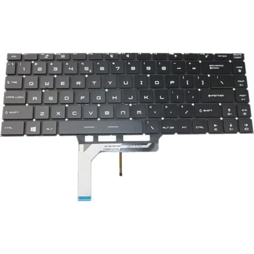 Laptop Keyboard For MSI GF63 Black US United States Edition