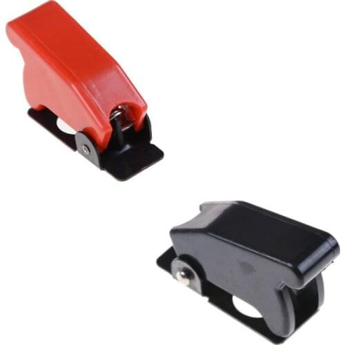 Red Black 12mm ON-OFF Toggle Switch With Protection Cover high quality