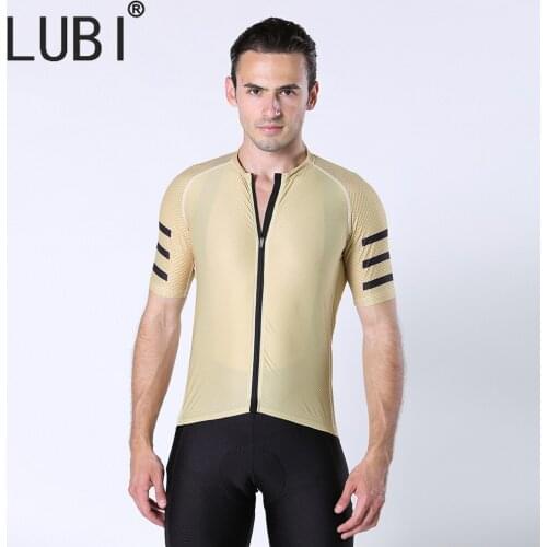 LUBI 2021 Pro Short Sleeve Cycling Jersey Man Mountain Bike Clothing Shirts MTB Bicycle Clothes Downhill Uniform Breathable