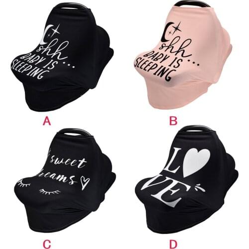 Multifunctional Stretchy Infants Baby Nursing Breastfeeding Cover Car Seat Stroller Shopping Cart Trolley Cover Carseat Canopy