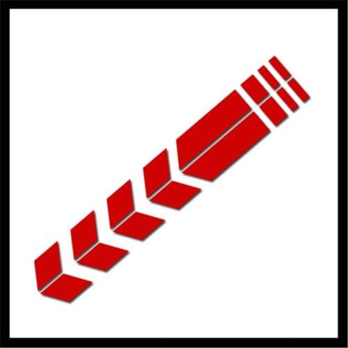 Motorcycle Waterproof Safety Warning Arrow Tape sticker for SUZUKI FJ-FV GN72A Katana GSXR1000 GSX250 GSX550 GSX600