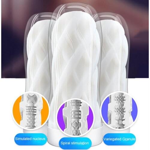 Male Masturbator Cup Artificial Vagina Vacuum Pocket Cup Adult Training Sex Toy