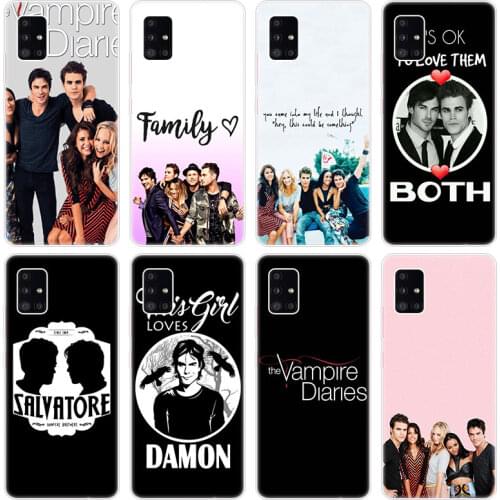 The Vampire Diaries Soft Case for Samsung Galaxy A12 A02 A03S A21S A22 A32 A52 A72 A82 Quantum S21 Plus FE Ultra M02S M12 Cover