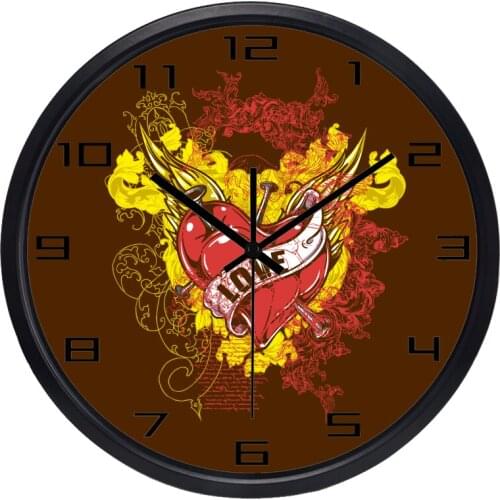 Love is A Drug Punk Rock Wall Clock