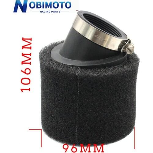 NOBIMOTO 35/38/42mm ATV PIT DIRT BIKE 45Degree Cleaner Air Filter Pod Cleaner 110cc 125cc CRF50 XR50 CRF Motorcycle Parts KL-002