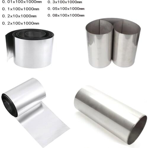 Newest Stainless Steel Sheet Silver 304 Stainless Steel Fine Plate Sheet Foil 0.1mm*400mm*1000mm For Precision Machinery