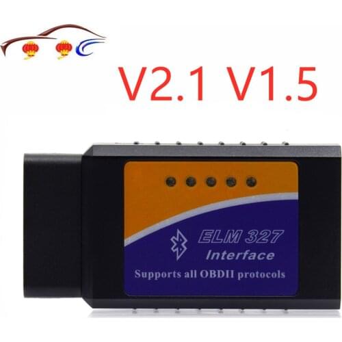 Obd2 Tool V1.5 ELM327 Interface Bluetooth OBD2 OBDII Auto Scan Tool ELM 327 V2.1 CAN-BUS Diagnostic Scanner Tool