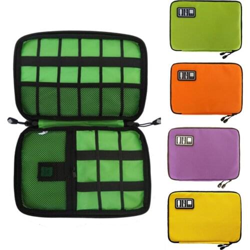 Portable Electronics Organizer Accessories Cable Organizer Bag Waterproof Travel Cable Storage Bag for Charging Cable Pouch Case