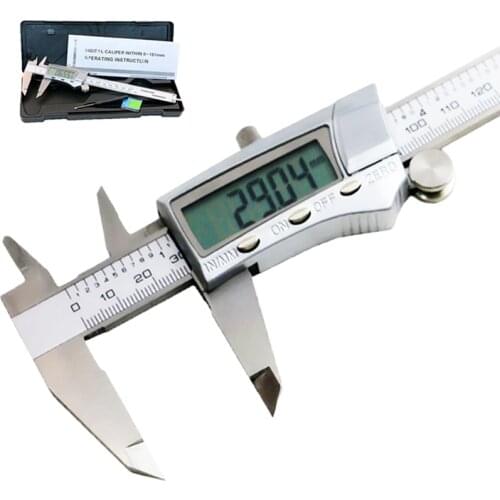 Stainless steel 150mm 6inch digital electronic caliper metal electronic vernier caliper measurement tool micrometer