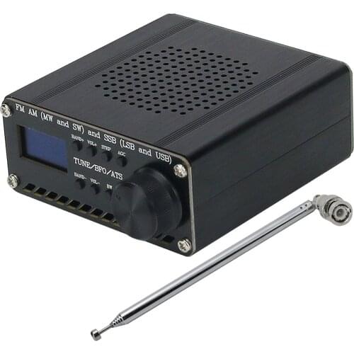 SI4732 All Band Radio Receiver FM AM (MW & SW) SSB (LSB & USB)+ANT+Speaker+Case Multiband Radio Receiver In Stock