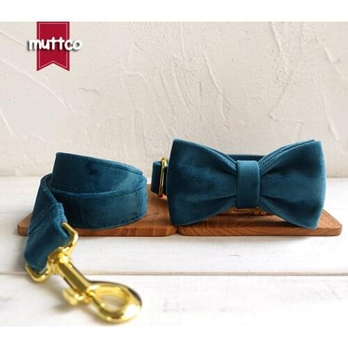 MUTTCO unique dog collar THE TURQUOISE convenient to walk the dog leash accessory for small medium large dog 5 size UDC097B