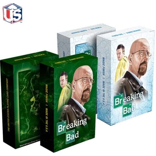 1 Deck Price Breaking Bad Blue Or Green Deck Playing Cards Poker Size USPCC Custom Limited New Sealed Magic Tricks
