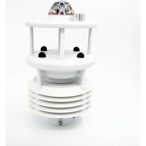 9 parameters wind speed direction air temperature humidity pressure PM2.5 PM10 rainfall total radiation comact weather station