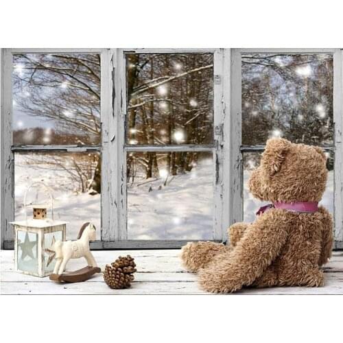 Full Square/Round 5D DIY Diamond Painting"Window bears"Rhinestones Mosaic Diamond Embroidery Sale picture home decoration FG1784