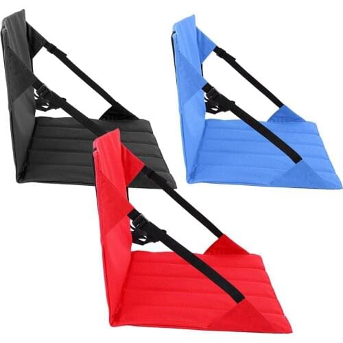 Free Shipping Portable Lightweight Moistureproof Outdoor Picnic Camping Beach Chair Foldable Stadium Soft Seat Cushion