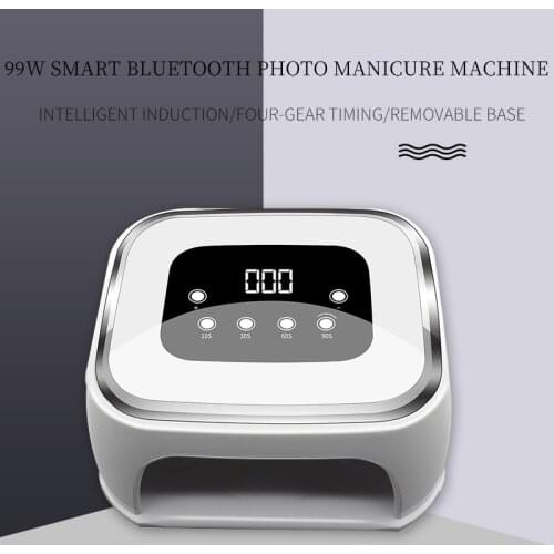 Bluetooth speaker For Nail 99W LED Nail Dryer For Manicure Curing All Gel polish Nail Lamp 42 Pcs Led 10/30/60/90s Auto Sensor