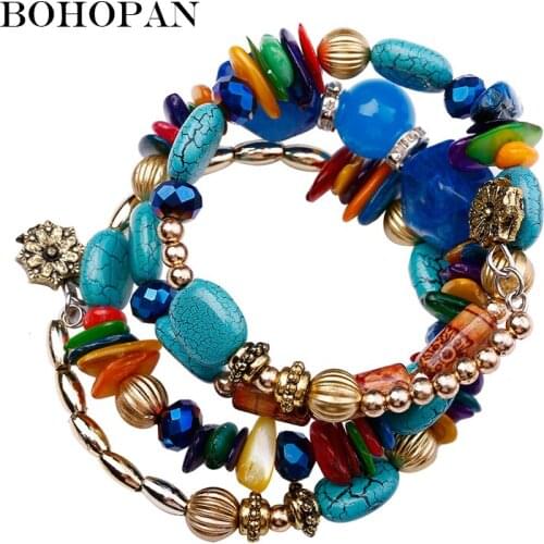 Bohopan Bracelets With Charms