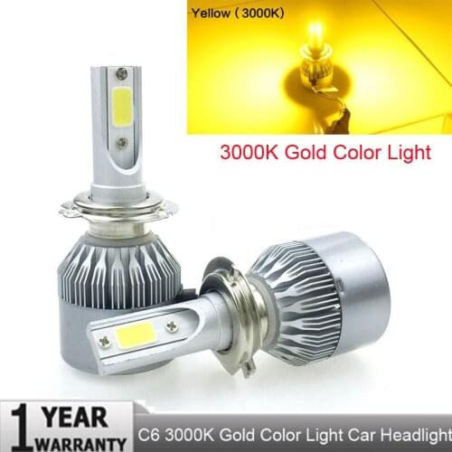 Headlight H4 H7 LED Bulb H11 H1 H3 9006/HB4 9005/HB3 H13 LED bulbs 72W 7600lm Car Headlamp kit Fog Light Auto Led Lamp