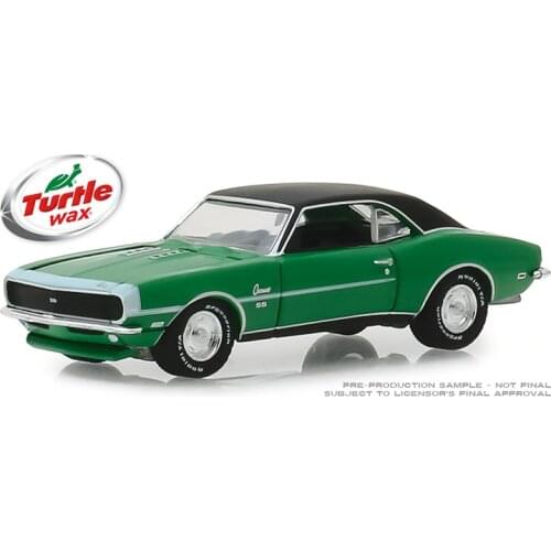 GreenLight 1:64 1968 Chevrolet Camaro SS - Turtle Alloy model car Metal toys for childen kids diecast gift