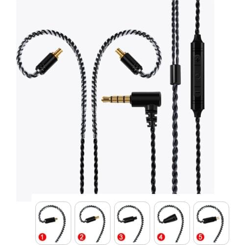 Silver Plate Earphone Cable MMCX for Shure SE215 SE535 0.78mm 2 Pin Cable for Weston TFZ 1964 w4r um3x A2DC ls50 IE80 im50 im70