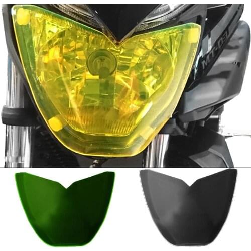 KODASKIN Motorcycle ABS Headlamp Headlight Screen Protection Cover Headlight Guard Fit For YAMAHA MT03 yzf mt 03 2015-2017