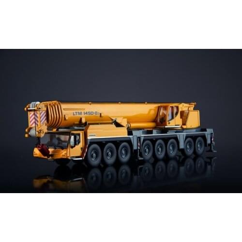 Collectible Toy Gift IMC 1:87 Scale Lieb herr LTM 1450-8.1 Mobile Crane Engineering Machinery Diecast Toy Model For Decoration