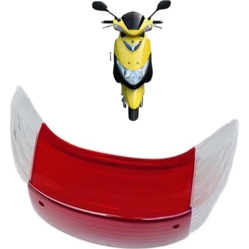 Motorcycle Scooter Cover Rear Flashlight Tail Light Cover Rear Brake Light Glass Cover for Haojue Suzuki AN125 AN 125 HJ125T-7