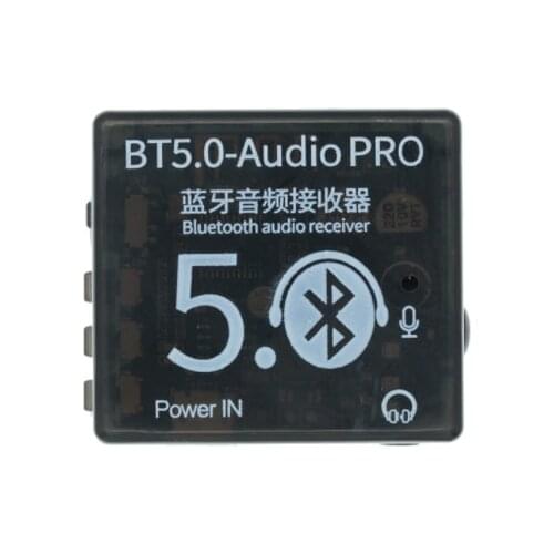 Mini Bluetooth 5.0 Decoder Board Audio Receiver BT5.0 PRO MP3 Lossless Player Wireless Stereo Music Amplifier Module With Case