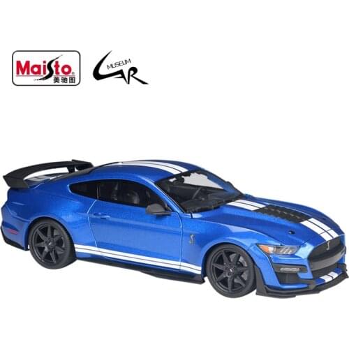 Maisto 1:18 Scale Ford 2020 Mustang Shelby GT500 1967 GTA Fastback 1968 GT Cobra JET 2015 2017 Ford GT Car Model Metal Alloy Toy