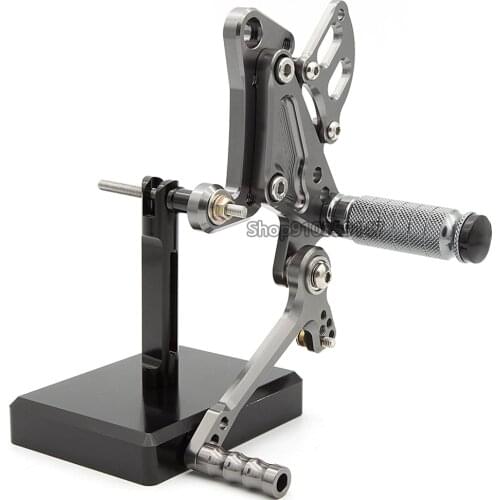 Motorcycle Adjustable Rearsets Foot Pegs Footrest for Ducati Diavel 2011-2015, Carbon 2011-2016 2012 2013 2014 2015