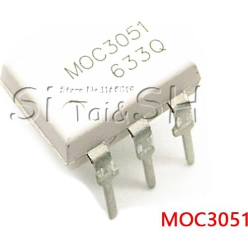 10pcs/lot MOC3051 MOC3052 MOC3061 MOC3062 MOC3063 MOC3081 MOC3082 MOC3083 MOC3033 MOC3031 DIP-6 New original