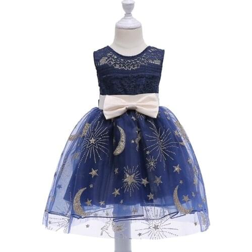 Girls Dresses Summer Formal Wedding Birthday Party Wear Children Stage Fantasy Cloth Tutu Princess Dress for Children day