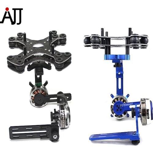Rctimer ASP 2-Axis Nex-GH5 Series Brushless Gimbal Black Blue Color with BGM5010 Brushless Gimbal Motor