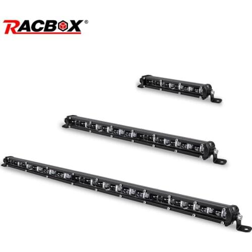 Slim Led Light Bar 6D Lens Led Work Light 7 13 20 Inch Flood Spotlights Offroad Drving Lights For ATV UAZ Truck 12 24V Fog Light