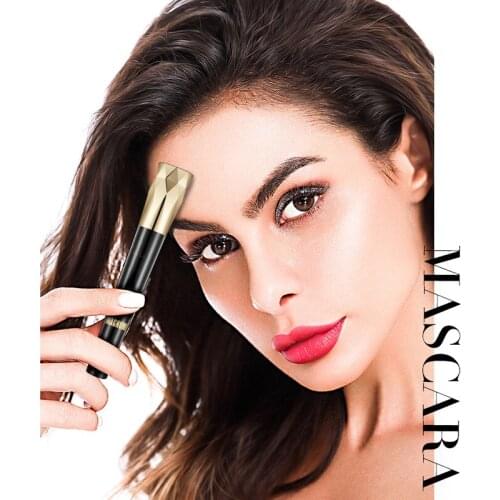 High Quality 4D Crown Mascara Volume Waterproof Long Curling Charm Not Easy Smudges with Extra-Fine Brush Tip