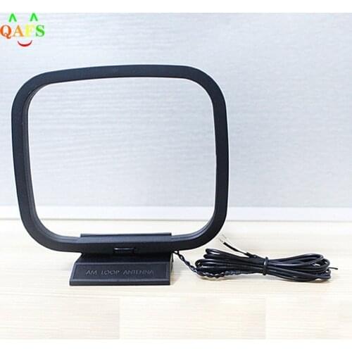 Mini Universal FM/AM Loop Antenna for Sony Sharp Chaine Stereo AV Receiver Systems Connector Receiver