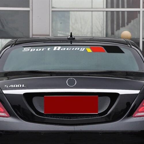 Waterproof Auto Car Window Decal Performance SPORT RACING Sticker For Mercedes Benz A C E S CLA Front Windshield - Car Styling