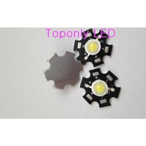 High Quality 1w USA Bridgelux chips high power led diodes lamp with 20mm pcb super bright 130-140lm natural white 4000-4500k