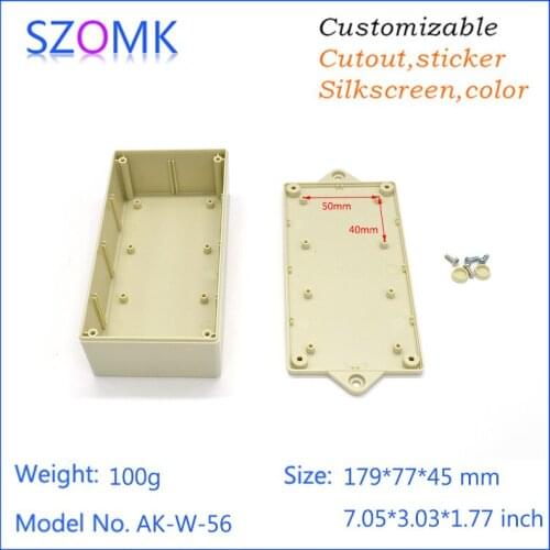 High quality abs material DIY controller shell plastic junction box industry mini electrical enclosure for project 179*77*45mm