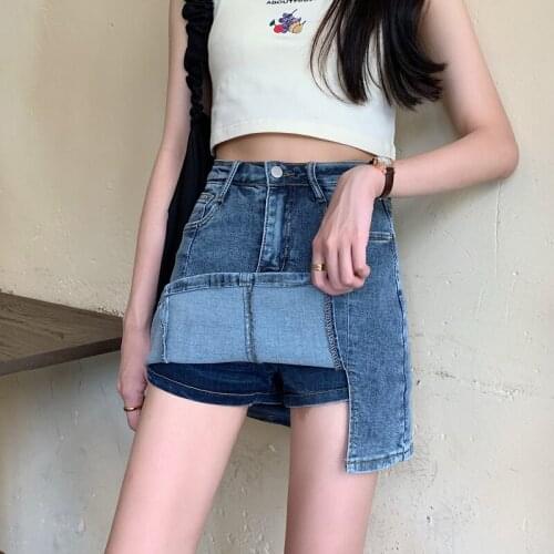 WWENN Denim Skirts For Women