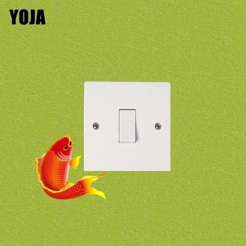 YOJA Funny Fish Living Room Bedroom Wall Sticker Colored Decal 11SS0001