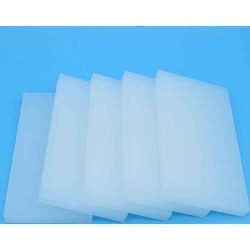 1pc 5*10cm Rectangle thickness 8mm Polypropylene board plastic Sheet for hammer Pad Accessories planar Tools diy craft supplies