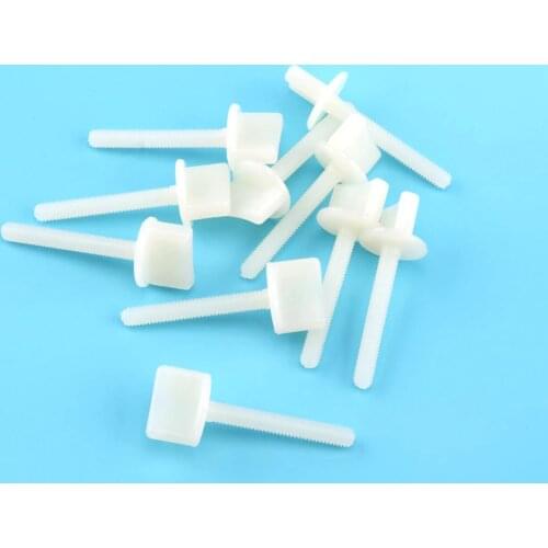 10pcs/lot Nylon Plastic Bolt Hand Thumb Screw M4 M5 M6 For RC Airplane Flight Model
