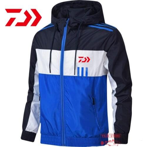 2021 Daiwa Fishing Jacket Outdoor Sport Mountaineering Fishing Windproof Jacket Fishing Clothing Mens Spring Autumn Thin Coat