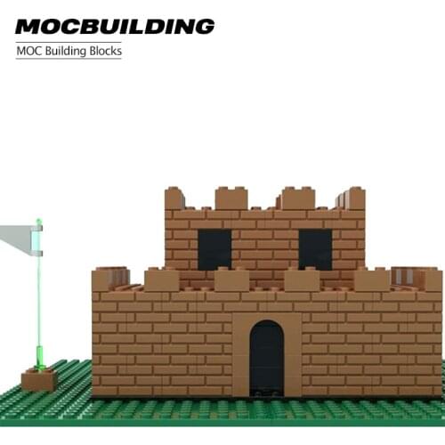Creator MOC Building Block Mario Castle Model Children DIY Technology Brick Set Children Toys Kids Gift Puzzle Toys 264PCS