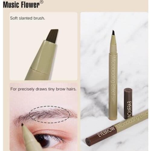 3 Color Natural Eyebrow Pencil Long-lasting Quick-drying No Fading Not Blooming Waterproof Eyebrow Pen Brow Makeup TSLM1