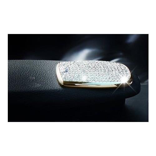 Angelguoguo Car interior refitting armrest box diamond tiles For Mercedes Benz E-class C-class GLA-class CLA-class