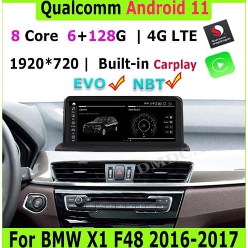 10.25" Qualcomm Snapdragon CPU Car Multimedia Player for BMW X1 F48 2016 2017 Android 10.0 Radio GPS Navigation Stereo Head unit